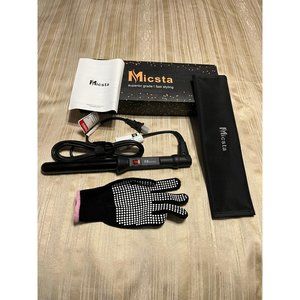 MICSTA Professional Curling Wand, Tapered Ceramic Tourmaline Barrel